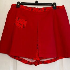 Red Jetson’s skirt size large
